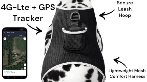 Collar Attach Realtime Dog GPS Tracking Device Waterproof Rechargeable Size:S