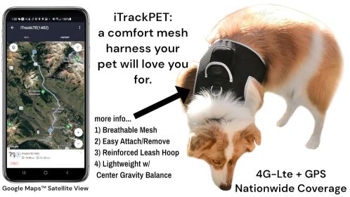 Comfortable Non-Allergenic GPS Tracker for Dog Collar Mount GSM Tracking Device Size:S